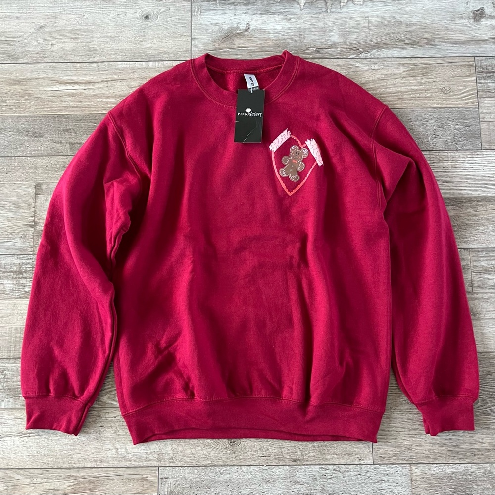 NWT Pink Desert Mickey Christmas Sweater Size Medium